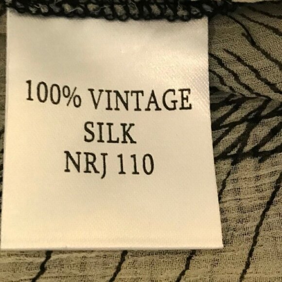 WINTER Kate 100% Vintage Silk Floral Open Kimono Style Size XS - Picture 6 of 6